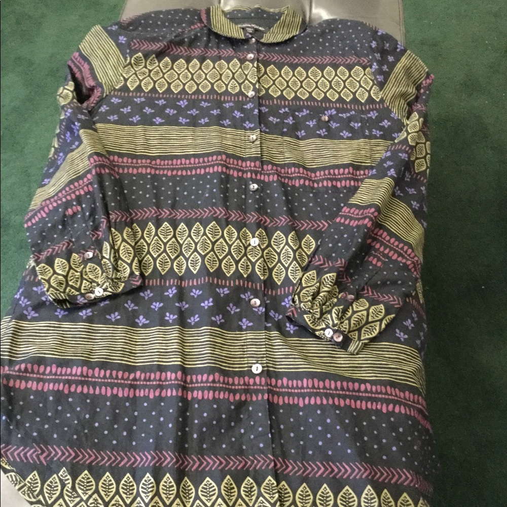 Gudrun Sjoden Gorgeous silk collard shirt